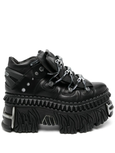  Vetements Lace-up Boots - Black 