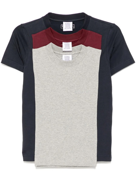  Vetements Layered T-shirt - Blue 