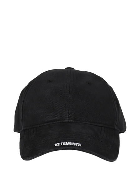  Vetements Logo Cap - Black 