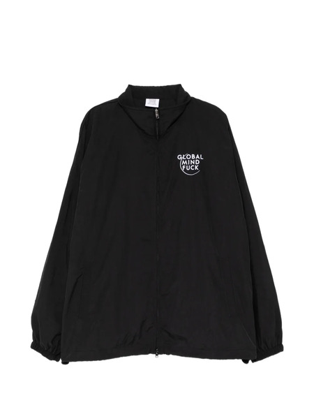  Vetements Logo-embroidered Jacket - Black 