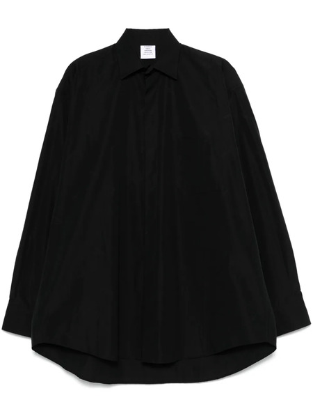  Vetements Logo-embroidered Shirt - Black 