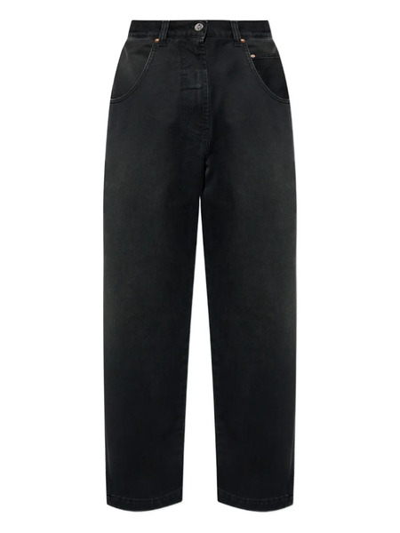  Vetements Logo-patch Cargo Jeans - Black 