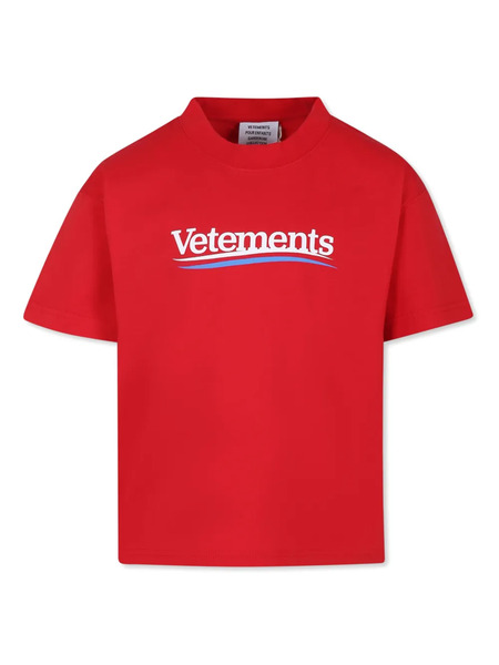  Vetements Logo-print T-shirt - Red 