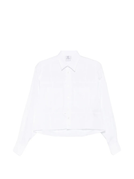  Vetements Long-sleeve Pocket Shirt - White 
