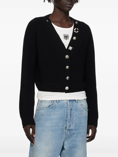  Vetements Mini Button-up Cardigan - Black 