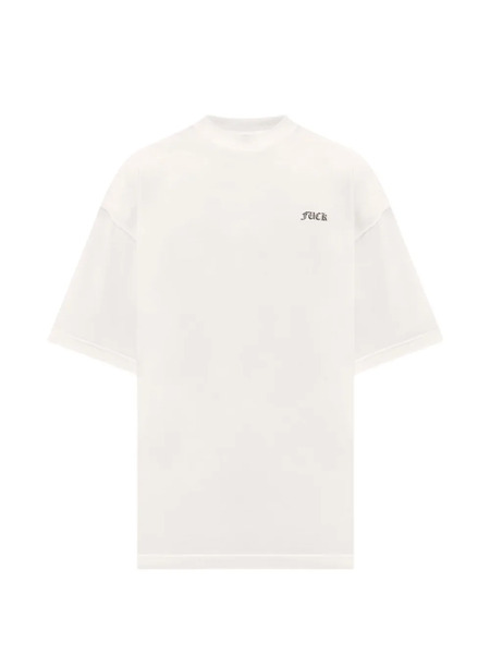  Vetements Oversize Graphic-print T-shirt - Neutrals 