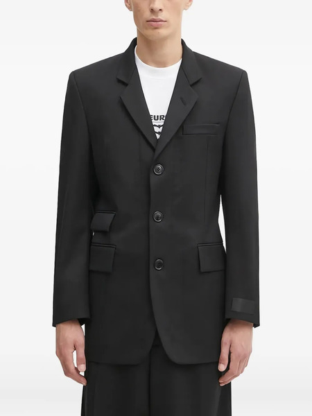  Vetements Single-breasted Blazer - Black 