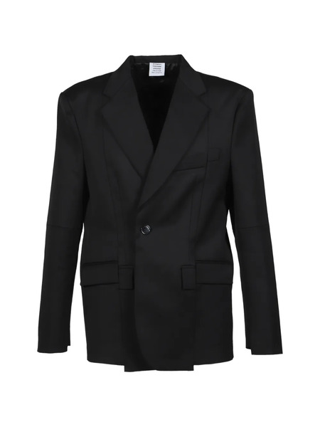  Vetements Single-breasted Blazer - Black 