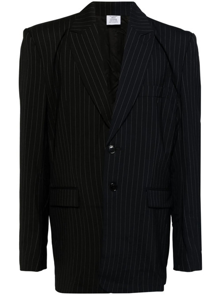  Vetements Striped Blazer - Blue 
