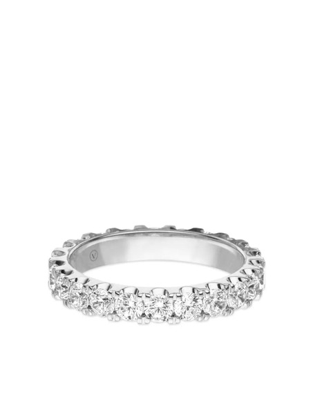  Veynou 18k White Gold Memory Diamond Ring 
