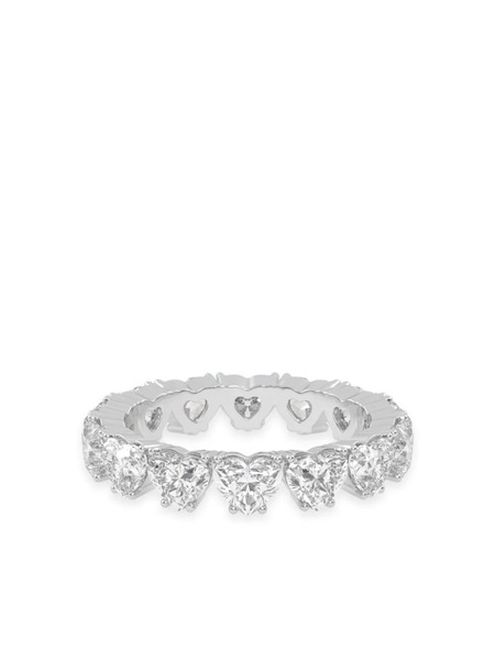  Veynou 18kt Recycled White Gold Cara Memory Diamond Ring - Silver 
