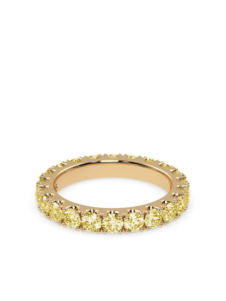  Veynou 18kt Recycled Yellow Gold Memory Diamond Ring 