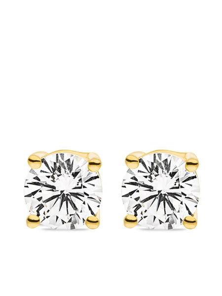  Veynou 14kt Yellow Gold Ella Diamond Stud Earrings 