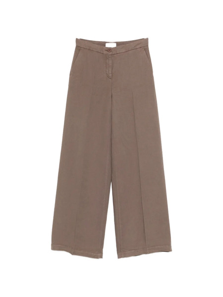  Via Masini 80 Button Trousers - Brown 
