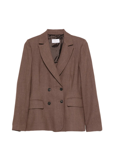  Via Masini 80 Double-breasted Jacket - Brown 