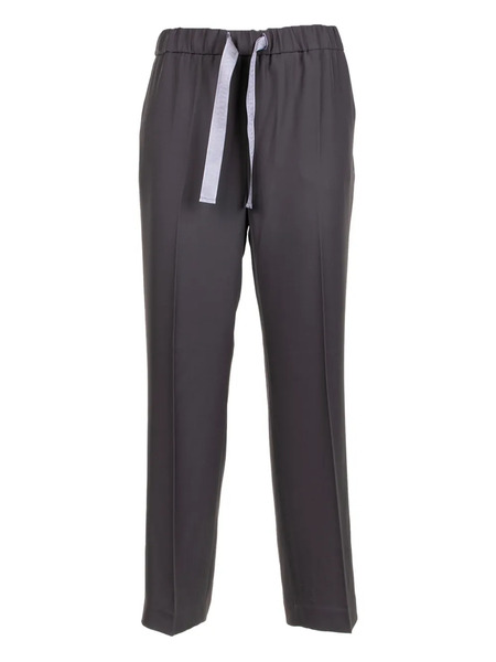  Via Masini 80 Drawstring-fastening Trousers - Green 