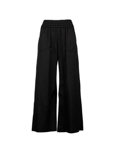  Via Masini 80 Elastic-waistband Trousers - Black 