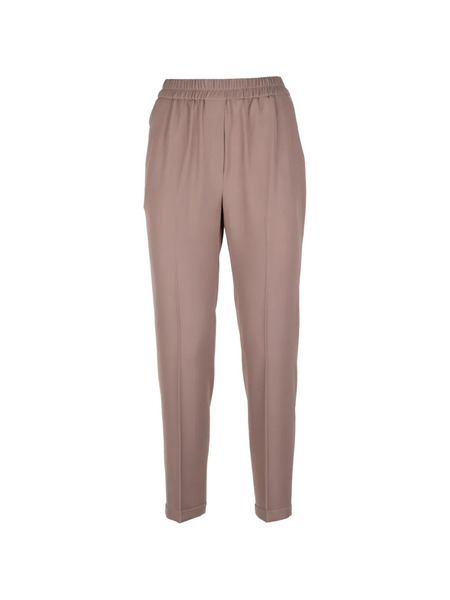  Via Masini 80 Elastic-waistband Trousers - Neutrals 