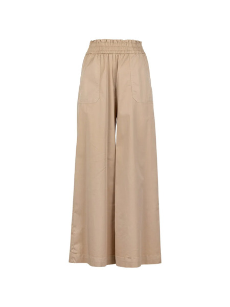 Via Masini 80 Elastic-waistband Trousers - Neutrals 
