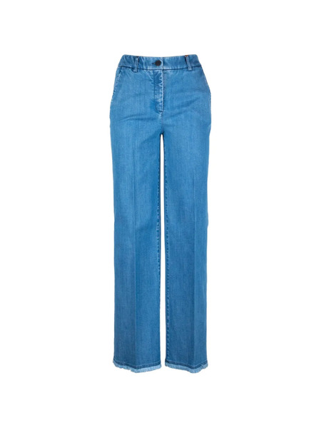  Via Masini 80 Frayed Jeans - Blue 