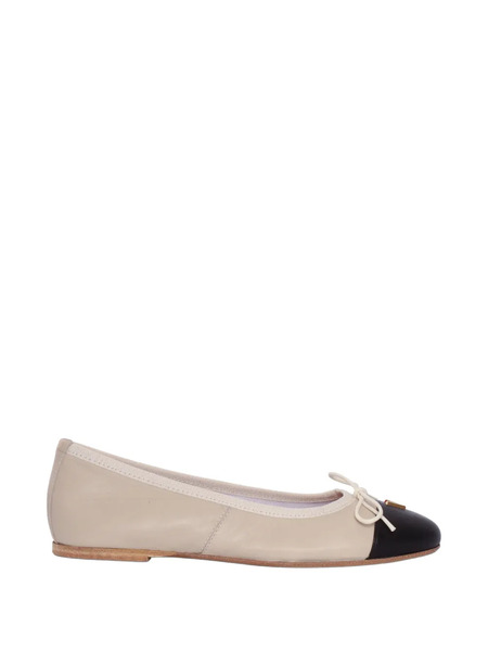  Via Roma 15 Bow-detail Ballet Flats - Neutrals 