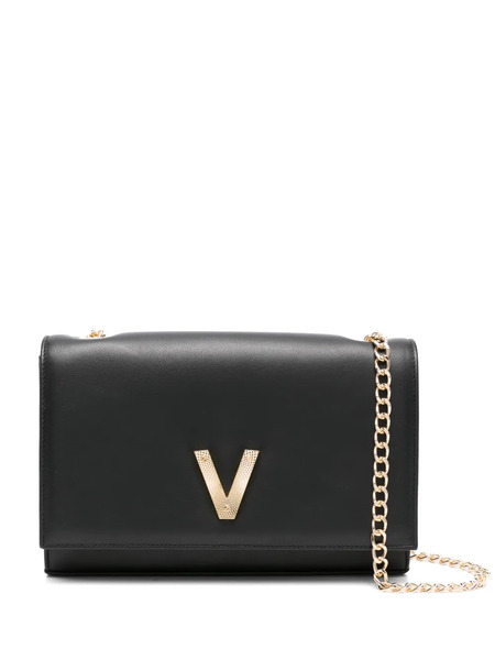  Via Roma 15 Logo-plaque Shoulder Bag - Black 