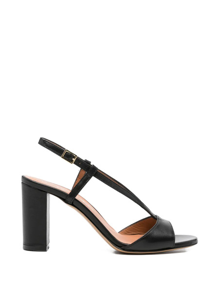  Via Roma 15 T-strap Heeled Sandals - Black 