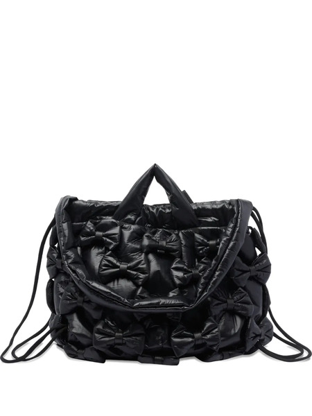  Vic Matie Bow-quilted Tote Bag - Black 