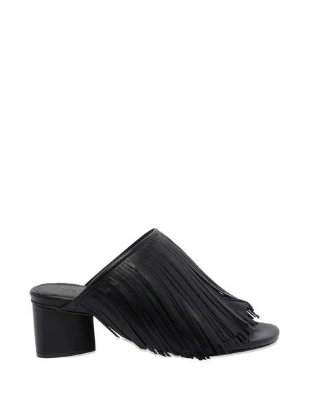  Vic Matie K16 Fringed Sandals - Black 