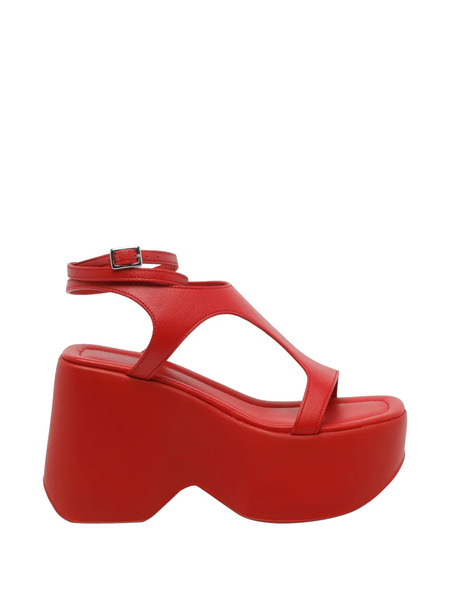  Vic Matie Logic Open-toe Buckle Sandals - Red 
