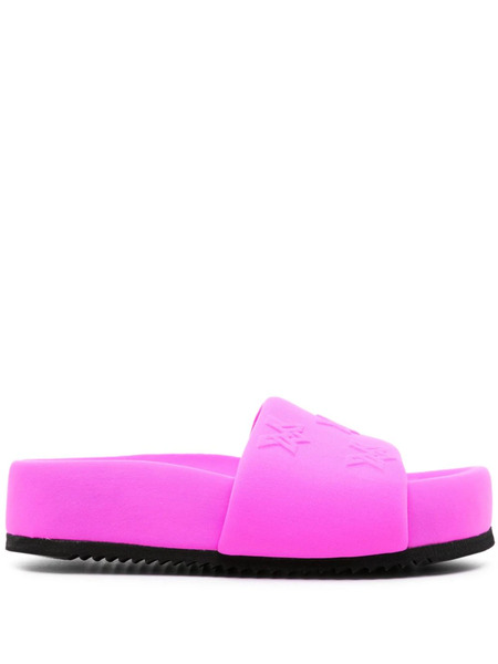  Vic Matie Logo-embossed Padded Sandals - Pink 