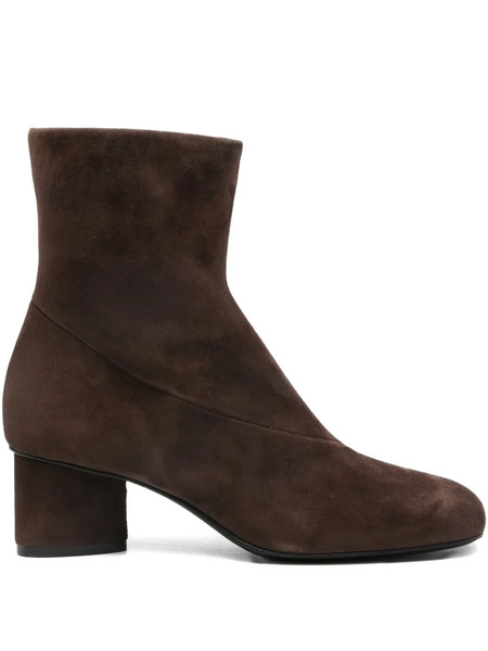  Vic Matie 50mm Chamois Zip-up Boots - Brown 