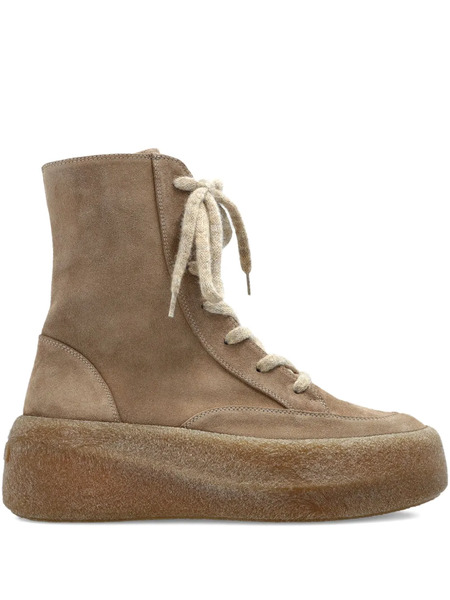  Vic Matie 70mm Lace-up Zip Boots - Brown 