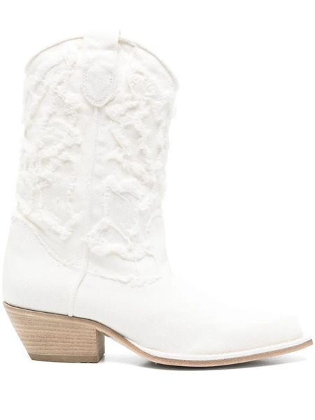  Vic Matie 50mm Westy Boots - White 