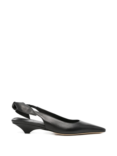  Vic Matie Pointed Bow Pumps - Black 