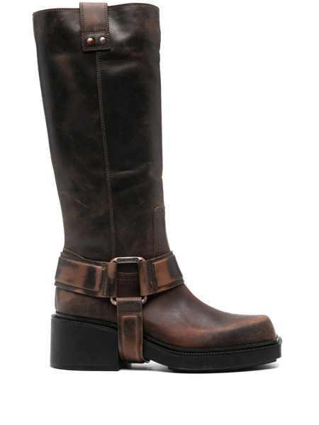  Vic Matie Saddle Calf-length Boots - Brown 