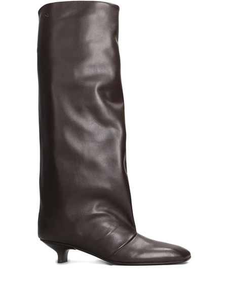  Vicini Square-toe Boots - Brown 