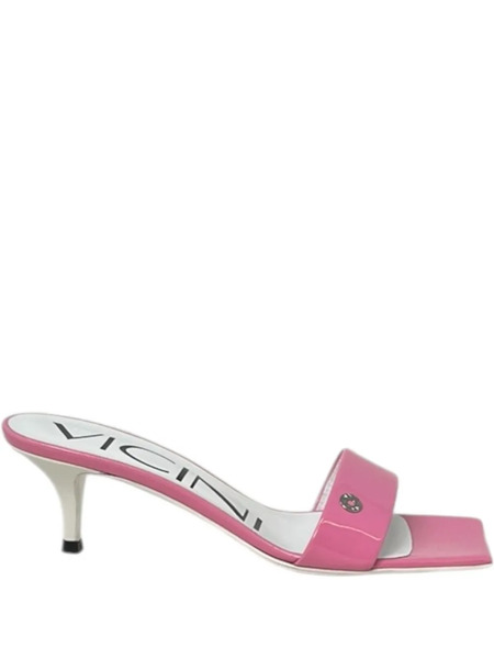  Vicini Square-toe Sandals - Pink 
