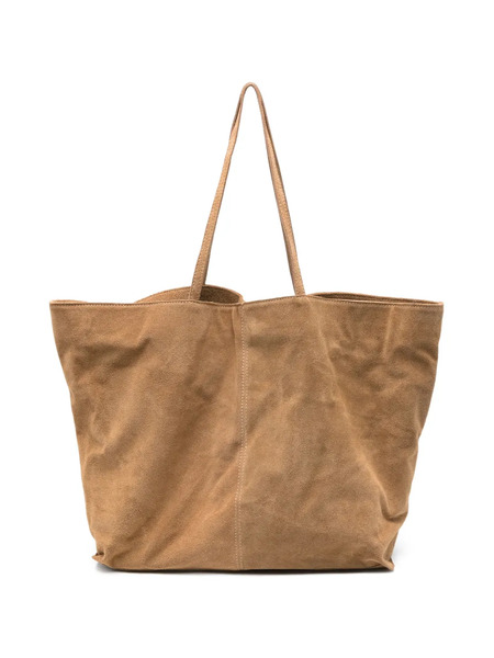  Vicolo Suede Shoulder Bag - Neutrals 