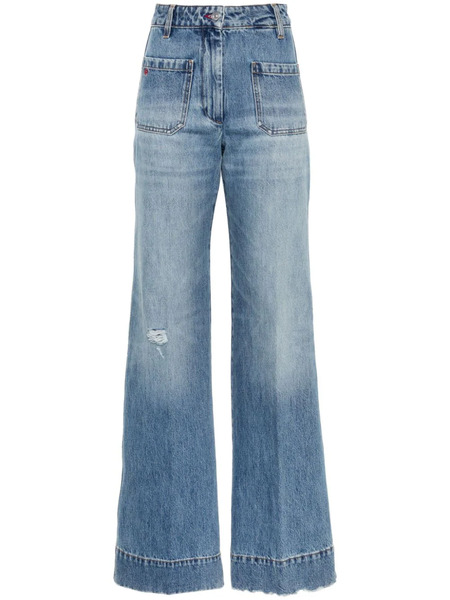  Victoria Beckham Alina Wide-leg Jeans - Blue 