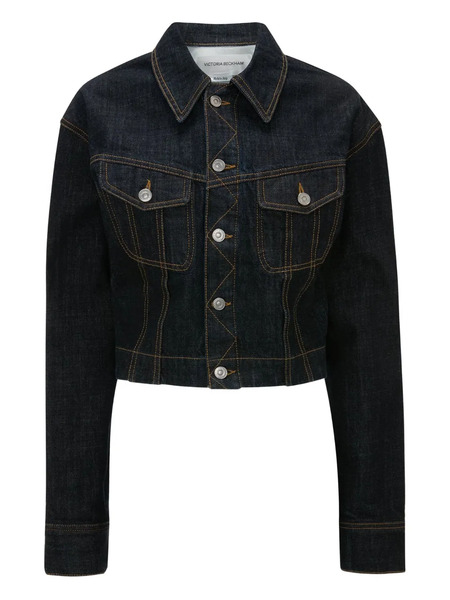  Victoria Beckham Button-fastening Denim Jacket - Blue 