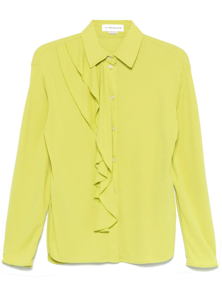  Victoria Beckham Crepe Shirt - Yellow 