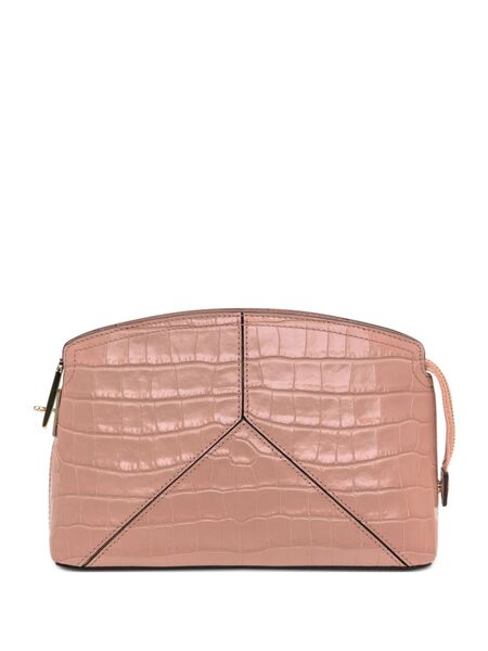  Victoria Beckham Croc-effect Crossbody Bag - Pink 