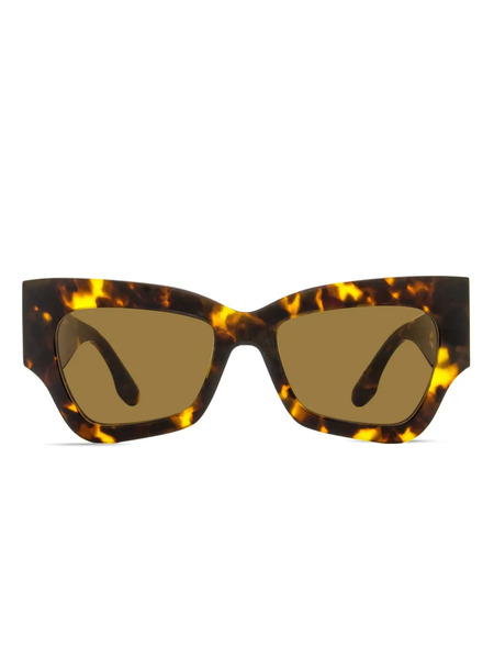  Victoria Beckham Eyewear Butterfly-frame Sunglasses - Brown 