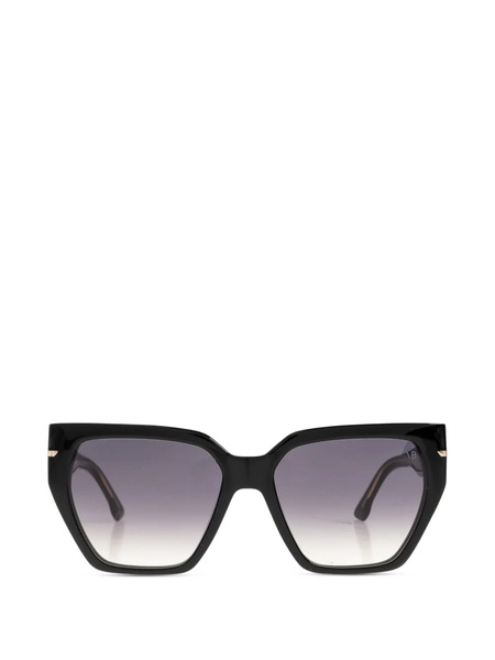  Victoria Beckham Eyewear Geometric-frame Sunglasses - Black 