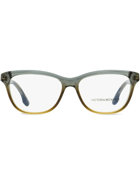  Victoria Beckham Eyewear Rectangle-frame Glasses - Grey 