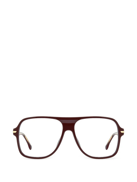  Victoria Beckham Eyewear Square-frame Glasses - Brown 