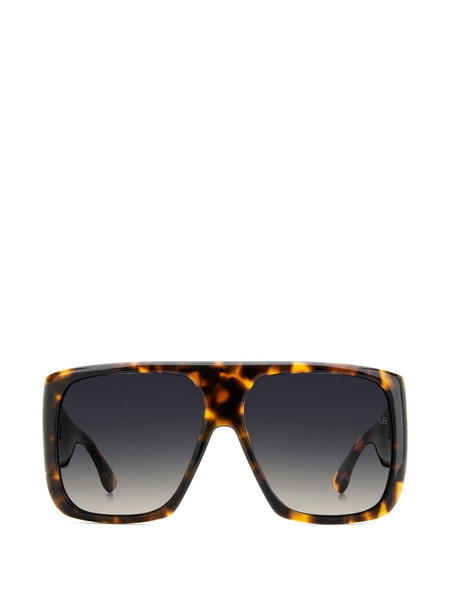 Victoria Beckham Eyewear Square-frame Sunglasses - Brown 