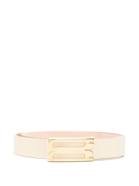 Victoria Beckham Frame Belt - White 
