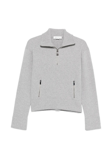  Victoria Beckham Half-zip Sweater - Grey 